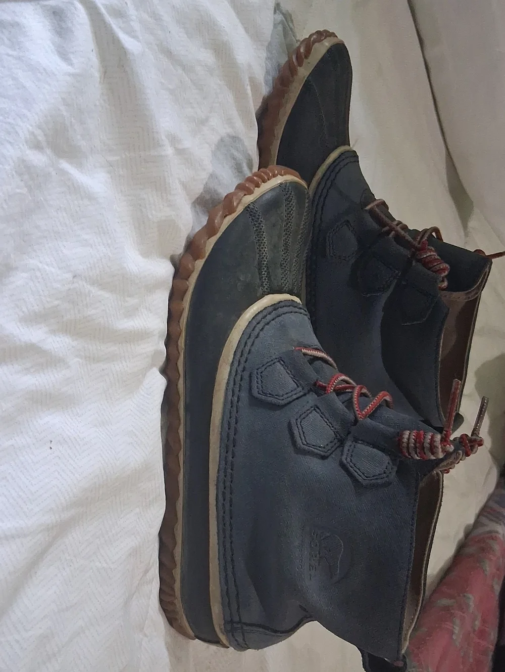 SOREL Navy Blue Waterproof Duck Boots - Unbranded